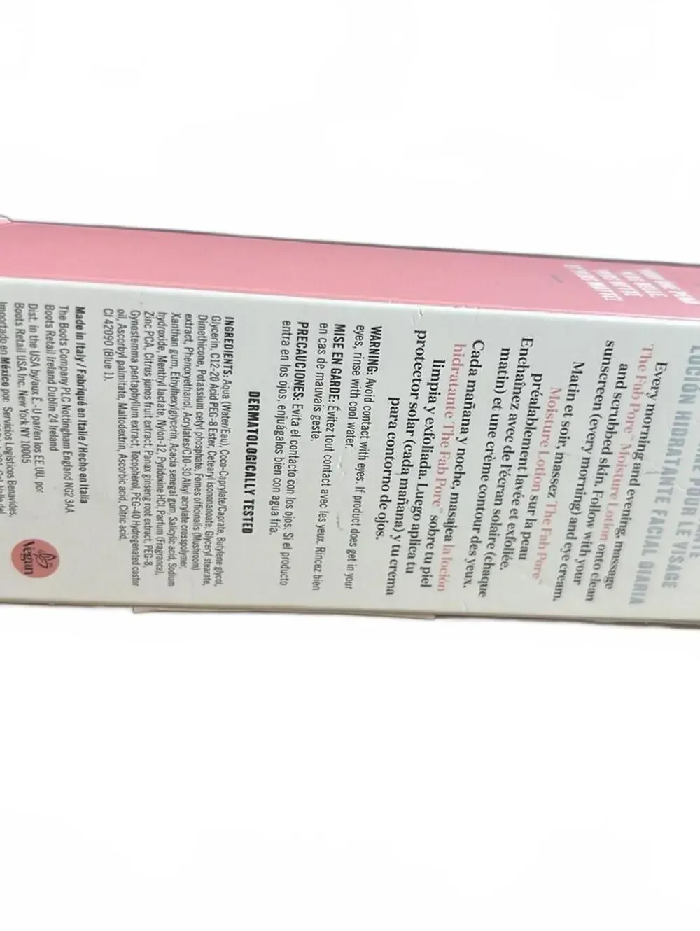 Soap & Glory The Fab Pore Moisture Lotion, For Oily / Combination Skin, 1.69 Oz